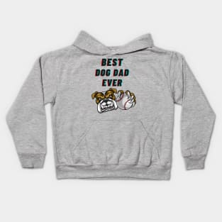 Best Dog Dad Ever Kids Hoodie